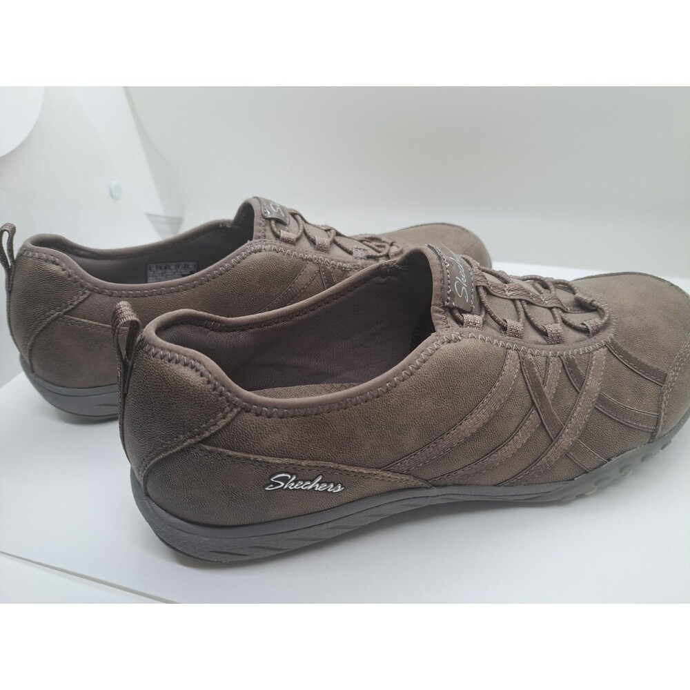 Skechers Women's sz 10 Tan Brown Relaxed Fit Air Cooled Memory Foam Shoes